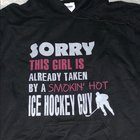 hockey girlfriend sweatshirt